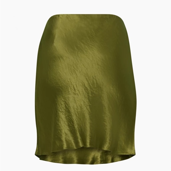 Aritzia Babaton Mini Satin Slip Skirt - Picture 7 of 8